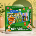DIY Zoo Animals Point Reading Educational Toy for Kids