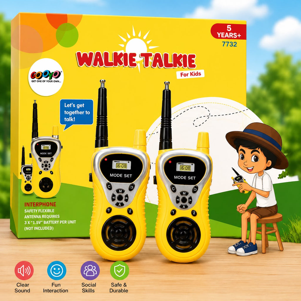 Kids Walkie Talkie Toy Set – Long Range Communication Toy for Boys & Girls (5+ Years)
