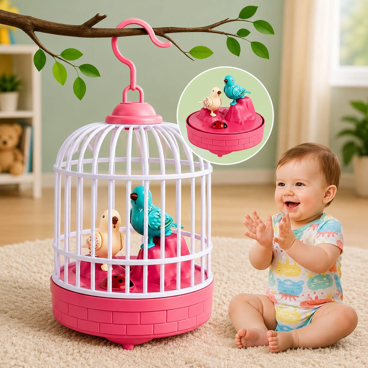 Talking Bird Toy for Kids – Interactive Voice Repeating & Fun Singing Bird