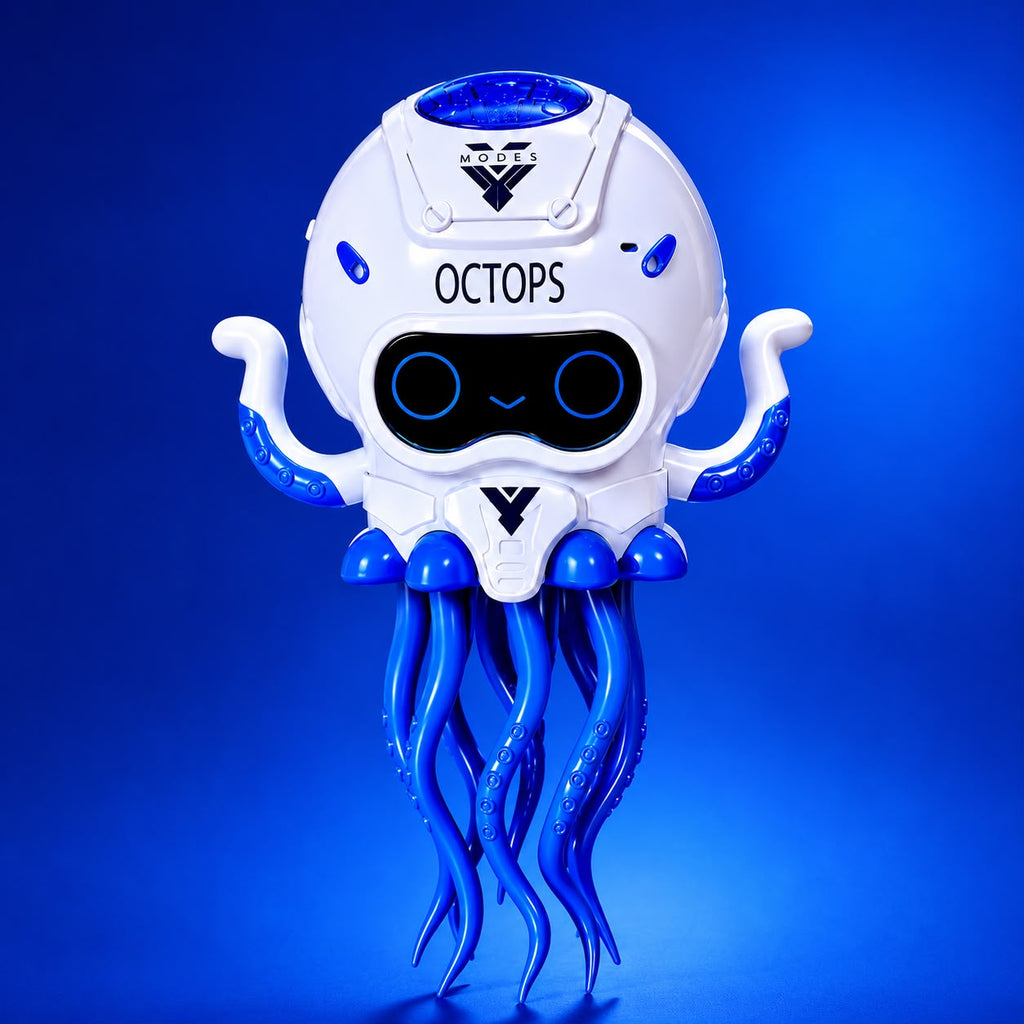 Dynamic Mechanical Dancing Octopus Toy with Lights, Music & Gesture Sensing