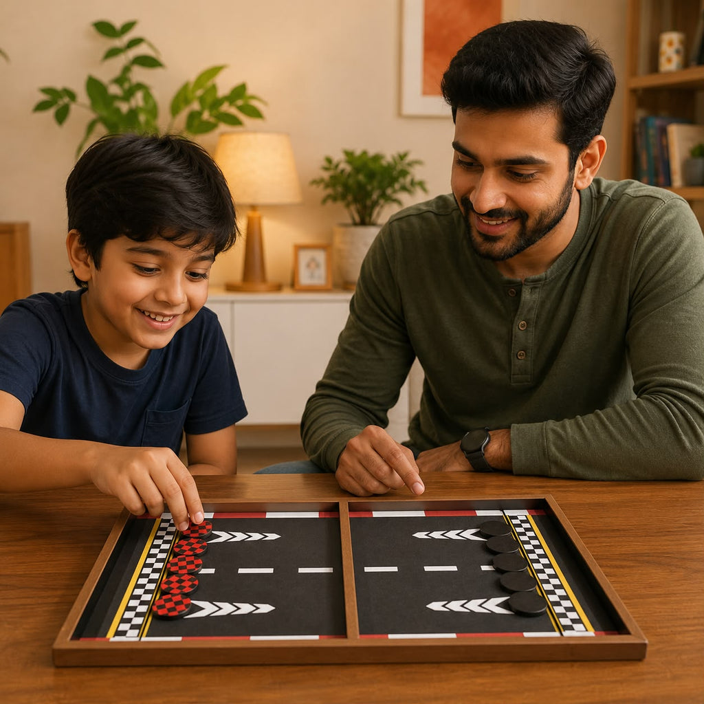 Fastest Finger First Game – 3-in-1 Family Board Game Set