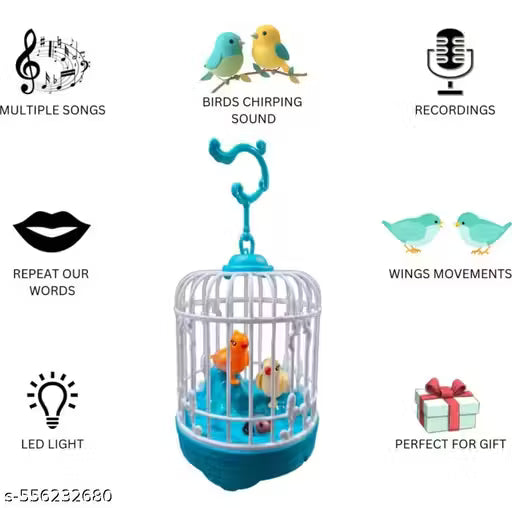 Talking Bird Toy for Kids – Interactive Voice Repeating & Fun Singing Bird