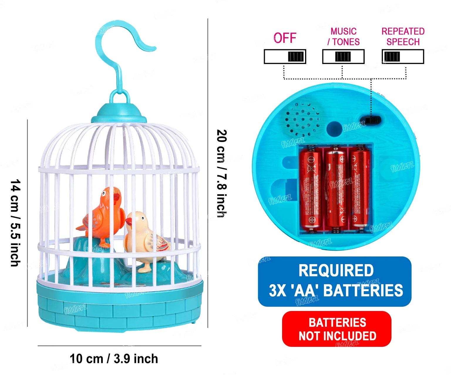 Talking Bird Toy for Kids – Interactive Voice Repeating & Fun Singing Bird
